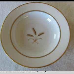 Rosenthal Bountiful Wheat Rimmed Soup Bowls 6 QTY!